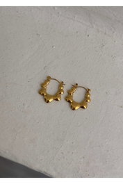 Heliophilia Silver Pendientes de Acero Dorados